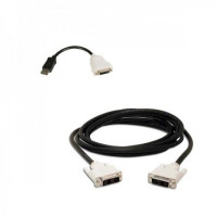 Adaptor cablu DisplayPort to DVI-D + cablu DVI-D to DVI-D Adaptor cablu DisplayPort to DVI-D + cablu DVI-D to DVI-D