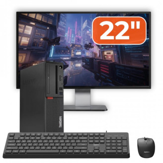 Pachet PC Second Hand Lenovo ThinkCentre M720s SFF, Intel Core i5-9400 2.90-4.10GHz, 8GB DDR4, 256GB SSD NVMe + Monitor 22" + cadou tastatura si mouse OptimX Pro KM500 Pachet PC Second Hand Lenovo ThinkCentre M720s SFF, Intel Core i5-9400 2.90-4.10GHz, 8GB DDR4, 256GB SSD NVMe + Monitor 22" + cadou tastatura si mouse OptimX Pro KM500