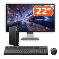 Mini PC Second Hand Lenovo ThinkCentre M70q G3, Intel Core i5-12600T 2.10 - 4.60GHz, 8GB DDR4, 256GB SSD NVMe + Monitor 22" + cadou tastatura si mouse OptimX Pro KM500 Mini PC Second Hand Lenovo ThinkCentre M70q G3, Intel Core i5-12600T 2.10 - 4.60GHz, 8GB DDR4, 256GB SSD NVMe + Monitor 22" + cadou tastatura si mouse OptimX Pro KM500