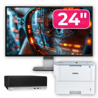 Pachet Calculator Second Hand HP ProDesk 400 G4 SFF, Intel Core i5-7500 3.40GHz, 8GB DDR4, 256GB SSD + Monitor 24" & Imprimanta Brother HL-L6300DW Pachet Calculator Second Hand HP ProDesk 400 G4 SFF, Intel Core i5-7500 3.40GHz, 8GB DDR4, 256GB SSD + Monitor 24" & Imprimanta Brother HL-L6300DW