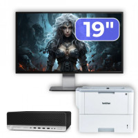 Pachet Calculator Second Hand HP ProDesk 800 G3 SFF, Intel Core i5-7500 3.40-3.80GHz, 8GB DDR4, 256GB SSD + Monitor 19" & Imprimanta Brother HL-L6300DW Pachet Calculator Second Hand HP ProDesk 800 G3 SFF, Intel Core i5-7500 3.40-3.80GHz, 8GB DDR4, 256GB SSD + Monitor 19" & Imprimanta Brother HL-L6300DW