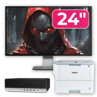 Pachet Calculator Second Hand HP ProDesk 800 G3 SFF, Intel Core i5-7500 3.40 - 3.80GHz, 16GB DDR4, 500GB SSD + 1TB HDD, DVD-ROM + Monitor 24" & Imprimanta Brother HL-L6300DW Pachet Calculator Second Hand HP ProDesk 800 G3 SFF, Intel Core i5-7500 3.40 - 3.80GHz, 16GB DDR4, 500GB SSD + 1TB HDD, DVD-ROM + Monitor 24" & Imprimanta Brother HL-L6300DW