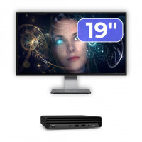 Pachet Calculator Second Hand HP EliteDesk 800 G6 Mini PC, Intel Core i5-10500T 2.30 - 3.80GHz, 8GB DDR4, 256GB SSD + Monitor 19" Pachet Calculator Second Hand HP EliteDesk 800 G6 Mini PC, Intel Core i5-10500T 2.30 - 3.80GHz, 8GB DDR4, 256GB SSD + Monitor 19"