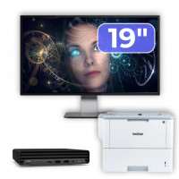 Pachet Calculator Second Hand HP EliteDesk 800 G6 Mini PC, Intel Core i5-10500T 2.30 - 3.80GHz, 8GB DDR4, 256GB SSD + Monitor 19" & Imprimanta Brother HL-L6300DW Pachet Calculator Second Hand HP EliteDesk 800 G6 Mini PC, Intel Core i5-10500T 2.30 - 3.80GHz, 8GB DDR4, 256GB SSD + Monitor 19" & Imprimanta Brother HL-L6300DW