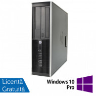 Calculator HP Compaq 6200 Pro SFF, Intel Core i3-2100 3.10GHz, 4GB DDR3, 500GB SATA, DVD-RW + Windows 10 Pro