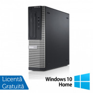Calculator DELL OptiPlex 3010 Desktop, Intel Core i3-3220 3.30GHz, 4GB DDR3, 250GB SATA, DVD-RW + Windows 10 Home