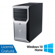 Workstation Dell Precision T1600, Intel Xeon Quad Core E3-1225 3.10GHz, 8GB DDR3, 240GB SSD, DVD-ROM + Windows 10 Home