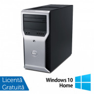 Calculator Dell Precision T1600, Intel Core i3-2100 3.10GHz, 4GB DDR3, 320GB SATA, DVD-ROM + Windows 10 Home