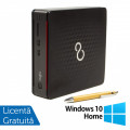 Calculator Fujitsu Esprimo Q520 USFF, Intel Core i3-4160T 3.10GHz, 4GB DDR3, 500GB SATA, DVD-RW + Windows 10 Home