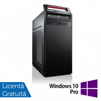 Calculator LENOVO ThinkCentre E73 Tower, Intel Core i3-4150 3.50GHz, 8GB DDR3, 120GB SSD, DVD-RW + Windows 10 Pro