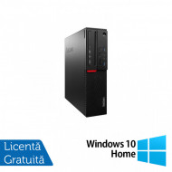 Calculator LENOVO M700 SFF, Intel Core i3-6100 3.70GHz, 4GB DDR4, 500GB SATA + Windows 10 Home