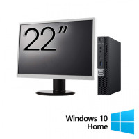 Pachet Calculator Refurbished DELL OptiPlex 7060 Mini PC, Intel Core i5-8500T 2.10 - 3.50GHz, 16GB DDR4, 512GB SSD + Monitor 22 Inch + Windows 10 Home Pachet Calculator Refurbished DELL OptiPlex 7060 Mini PC, Intel Core i5-8500T 2.10 - 3.50GHz, 16GB DDR4, 512GB SSD + Monitor 22 Inch + Windows 10 Home