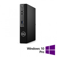 Calculator Refurbished DELL OptiPlex 3090 Mini, Intel Core i3-10105T 3.00 - 3.90GHz, 8GB DDR4, 256GB SSD + Windows 10 Pro
