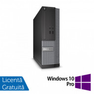 Calculator DELL 3020 SFF, Intel Core i3-4150 3.50GHz, 8GB DDR3, 240GB SSD, DVD-ROM + Windows 10 Pro