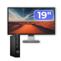 Pachet Calculator Second Hand DELL OptiPlex 3090 Mini PC, Intel Core i3-10105T 3.00 - 3.90GHz, 8GB DDR4, 256GB SSD + Monitor 19" Pachet Calculator Second Hand DELL OptiPlex 3090 Mini PC, Intel Core i3-10105T 3.00 - 3.90GHz, 8GB DDR4, 256GB SSD + Monitor 19"