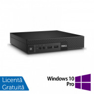 Calculator DELL 3020 Mini PC, Intel Core i5-4590T 2.00GHz, 4GB DDR3, 120GB SSD + Windows 10 Pro