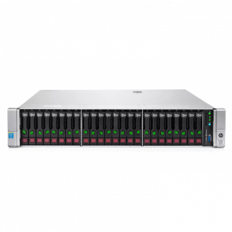 Server Refurbished HP ProLiant DL380 G9 2U, 2 x Intel Xeon E5-2697a V4 2.60GHz, 128GB DDR4 ECC Reg, 2 x 512GB SSD + 10 x 1.8TB HDD SAS-10k, Raid P440ar/2GB + 12GB SAS Expander, 4 x 1Gb RJ-45 + 2 x 10Gb SFP, iLO 4 Advanced, 2xSurse HS