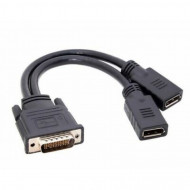 Adaptor cablu video DMS-59 la 2x DP
