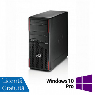Calculator Refurbished Fujitsu Esprimo P710 Tower, Intel Core i5-3470S 2.90GHz, 4GB DDR3, 500GB HDD, DVD-RW + Windows 10 Pro