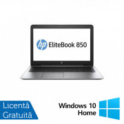 Laptop Refurbished HP EliteBook 850 G3, Intel Core i7-6500U 2.50GHz, 8GB DDR4, 256GB SSD, 15.6 Inch Full HD, Webcam + Windows 10 Home