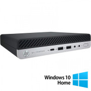 Calculator Refurbished HP EliteDesk 800 G5 Mini PC, Intel Core i5-9500 3.00-4.40GHz, 8GB DDR4, 256GB SSD + Windows 10 Home