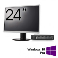 Pachet Calculator Refurbished HP EliteDesk 800 G2 Mini PC, Intel Core i5-6500 3.20-3.60GHz, 16GB DDR4, 512GB SSD + Monitor 24 Inch + Windows 10 Pro Pachet Calculator Refurbished HP EliteDesk 800 G2 Mini PC, Intel Core i5-6500 3.20-3.60GHz, 16GB DDR4, 512GB SSD + Monitor 24 Inch + Windows 10 Pro