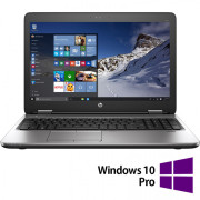 Laptop Refurbished HP ProBook 650 G2, Intel Core i5-6200U 2.30GHz, 8GB DDR4, 256GB SSD, 15.6 Inch HD, Tastatura Numerica + Windows 10 Pro