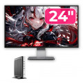 Pachet PC Second Hand HP T630 Thin Client, AMD GX-420GI 2.00GHz, 8GB DDR4, 128GB SSD + Monitor 24"