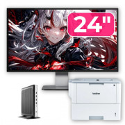 Pachet PC Second Hand HP T630 Thin Client, AMD GX-420GI 2.00GHz, 8GB DDR4, 128GB SSD + Monitor 24" & Imprimanta Brother HL-L6300DW Pachet PC Second Hand HP T630 Thin Client, AMD GX-420GI 2.00GHz, 8GB DDR4, 128GB SSD + Monitor 24" & Imprimanta Brother HL-L6300DW