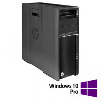 Workstation Refurbished HP Z640, 1 x Intel Xeon 14-Core E5-2660 V4 2.0GHz-3.2GHz, 32GB DDR4 ECC, 256GB SSD NVME, nVidia Quadro K2000D/2GB GDDR5 + Windows 10 Pro
