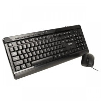 Kit tastatura wired Spacer SPOK-WD-02 USB cu Mouse Negru