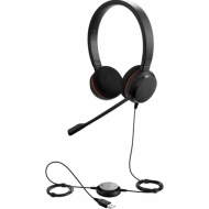 Casti Jabra Evolve 20, Telecomanda pe Fir, USB