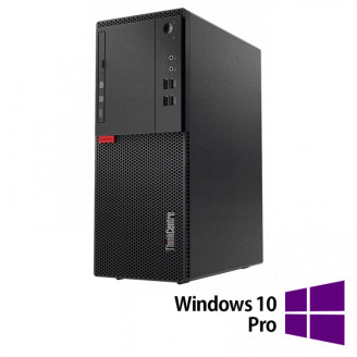 Calculator Refurbished LENOVO M710T Tower, Intel Core i3-6100 3.70GHz, 8GB DDR4, 128GB SSD, DVD-ROM + Windows 10 Pro