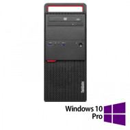 Calculator Refurbished LENOVO M800 Tower, Intel Core i3-6100 3.70GHz, 8GB DDR4, 500GB SATA, DVD-ROM + Windows 10 Pro