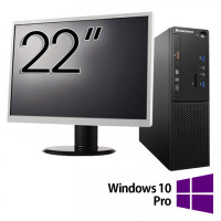 Pachet Refurbished Calculator Lenovo S510 SFF, Intel Core i7-6700 3.40GHz, 8GB DDR4, 256GB SSD + Monitor 22 Inch + Windows 10 Pro Pachet Refurbished Calculator Lenovo S510 SFF, Intel Core i7-6700 3.40GHz, 8GB DDR4, 256GB SSD + Monitor 22 Inch + Windows 10 Pro