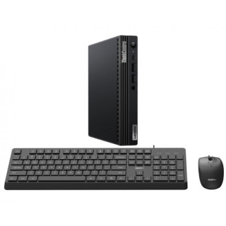 Mini PC Refurbished Lenovo ThinkCentre M70q G3, Intel Core i5-12600T 2.10 - 4.60GHz, 8GB DDR4, 256GB SSD NVMe + Windows 11 Pro + cadou tastatura si mouse OptimX Pro KM500