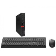 PC Refurbished Lenovo ThinkCentre M720q MiniPC, Intel Core i5-9400T 1.80 - 3.40GHz, 8GB DDR4, 256GB SSD NVMe + Windows 11 Pro + cadou tastatura si mouse OptimX Pro KM500