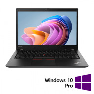 Laptop Refurbished LENOVO ThinkPad T14, Intel Core i5-10210U 1.60 - 4.20GHz, 8GB DDR4, 256GB SSD, 14 Inch Full HD, Webcam + Windows 10 Pro