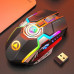 Mouse Nou pentru Gaming, E-Sports A5, 1600dpi, 7 Butoane, RGB, Wireless