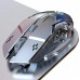 Mouse Nou pentru Gaming, E-Sports A4, 1600dpi, 6 Butoane, RGB, Gri, Wireless