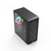 Carcasa Gaming OptimX Prime, ATX, 4x RGB Fan, Design Premium Middle Tower, Fara sursa