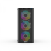 Carcasa Gaming OptimX Prime, ATX, 4x RGB Fan, Design Premium Middle Tower, Fara sursa