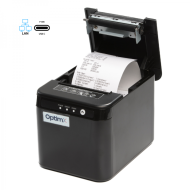 Imprimanta termica pentru chitante, bonuri, HoReCa, OptimX Pro HQ821, 80mm, viteza de printare 200mm/s, USB, LAN