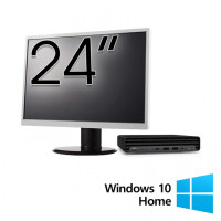 Pachet Calculator Refurbished HP ProDesk 400 G6 Mini, Intel Core i5-10500T 2.30 - 3.80GHz, 8GB DDR4, 256GB SSD + Monitor 24 Inch + Windows 10 Home Pachet Calculator Refurbished HP ProDesk 400 G6 Mini, Intel Core i5-10500T 2.30 - 3.80GHz, 8GB DDR4, 256GB SSD + Monitor 24 Inch + Windows 10 Home