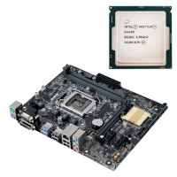 Placa de baza Asus H110M-K, Socket 1151, mATX, Shield, Cooler + Procesor Intel Pentium G4400 Placa de baza Asus H110M-K, Socket 1151, mATX, Shield, Cooler + Procesor Intel Pentium G4400