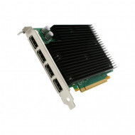 Placa video Nvidia Quadro NVS 450, 512MB DDR3, 4x Display Port, 64 Bit, Silent Cooling