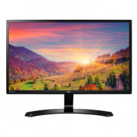 Monitor IPS LG Second Hand , 23,8", Full HD, VGA/DVI-D/HDMI, Negru, 24MP58VQ-P