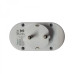 Dublu-stecher Spacer SPMS-2-WH, 2 prize Schuko, 1 stecher Schuko, 16A, max 3500W, protectie copii, alb