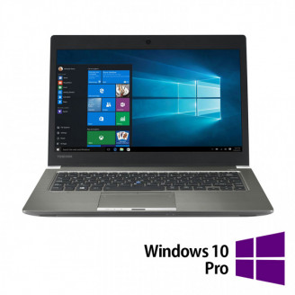 Laptop Refurbished Toshiba Portege Z30t-C-145, Intel Core i7-6500U 2.50GHz, 8GB DDR3, 256GB SSD, 13.3 Inch Full HD TouchScreen, Webcam + Windows 10 Pro