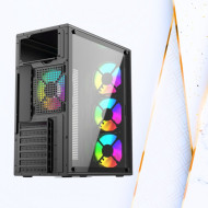 OptimX Prime 2 – Eleganță Modulară, Airflow Avansat și RGB Spectaculos într-un Middle Tower ATX